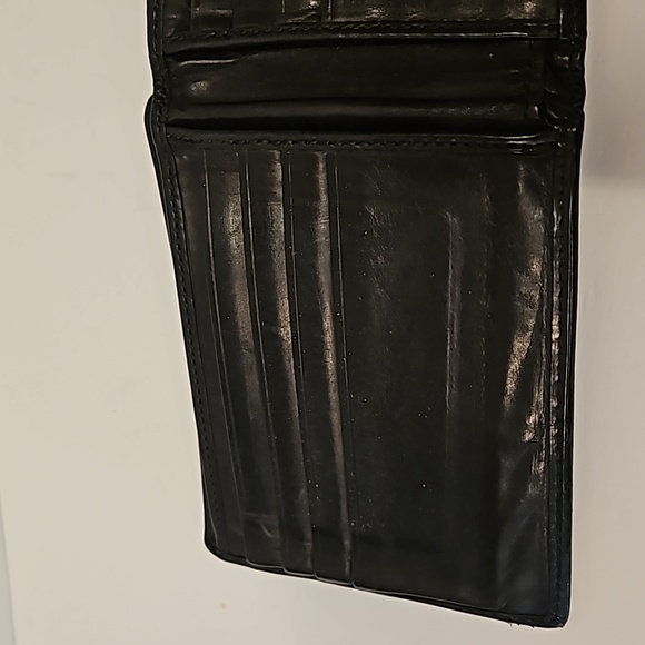 Coach Wallet Leather Bi Fold Classic Traditional Black - Picture 3 of 11